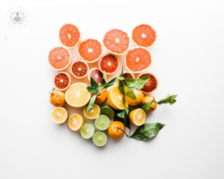Collection of citric fruit