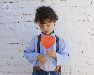 A young child who may have congenital heart disease