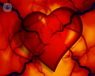 A digital drawing of a heart