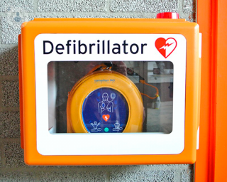 Defibrillator.