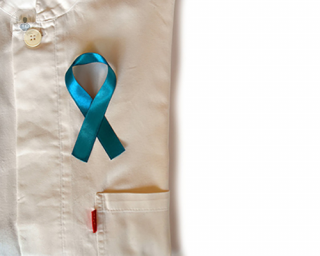 an image of a blue ribbon