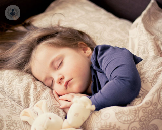 Child asleep bedwetting