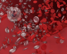 Red and white blood cells travelling through the body