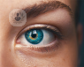 Closeup image of a blue eye