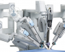 A picture of a robot used in robotic assisted surgery