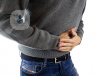 Man holding abdominal in pain