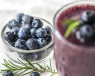 Blue berries and fruit smoothie
