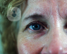 eye of middle aged woman 