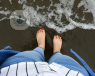feet at the beach 