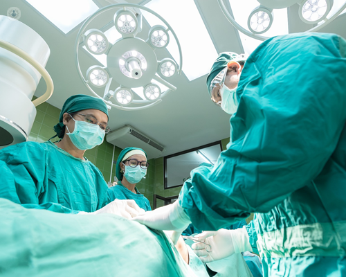 Surgeons performing anal fistula surgery