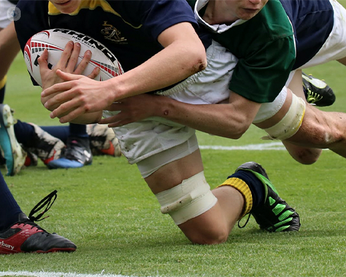 rugby 7s knee injury