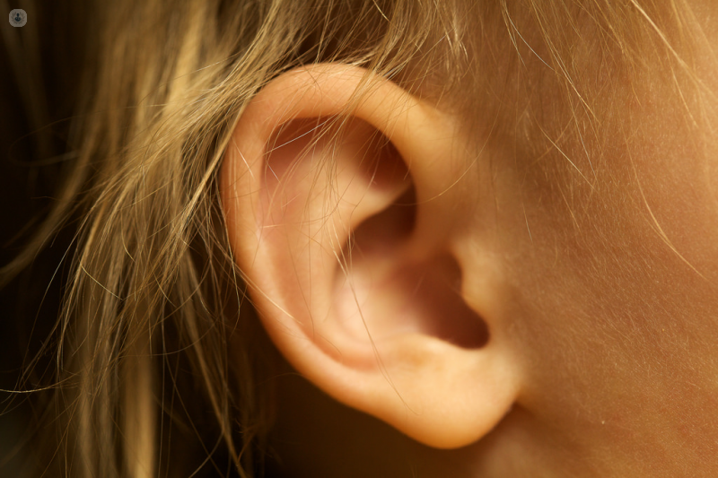 Cholesteatoma affects the middle ear