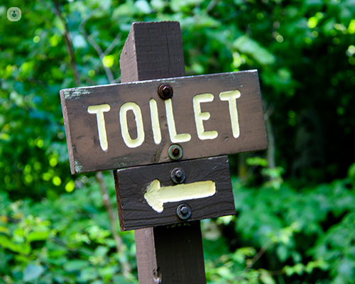 Someone with an overactive bladder could find toilet signs handy