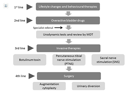 Guidelines for treating women with OAB 