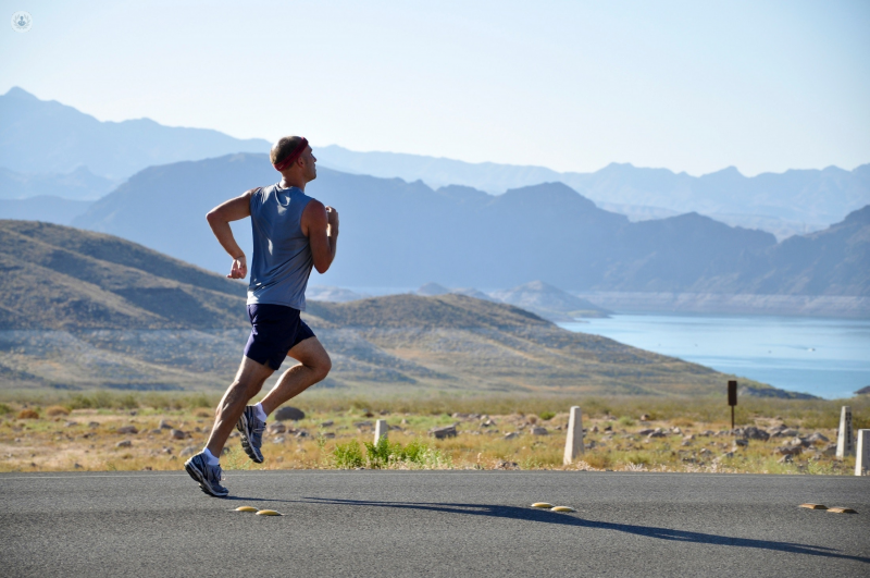 When running you use body parts that can be affected by osteoarthritis of the hip