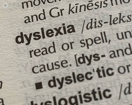 Image of dyslexia entry in dictionary