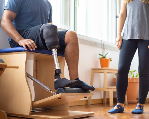 Specialist rehabilitation includes rehab for amputees