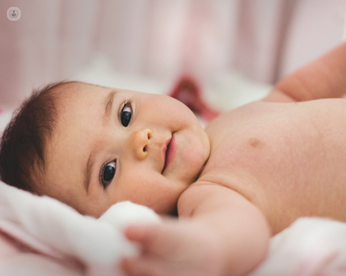 Baby born after parents underwent fertility treatments
